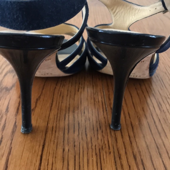 Kate spade blue suede sandal size 9-1/2 - Picture 4 of 4
